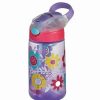 Drink Bottles * | Contigo Gizmo Flip Autospout Flowers Drink Bottle 420Ml