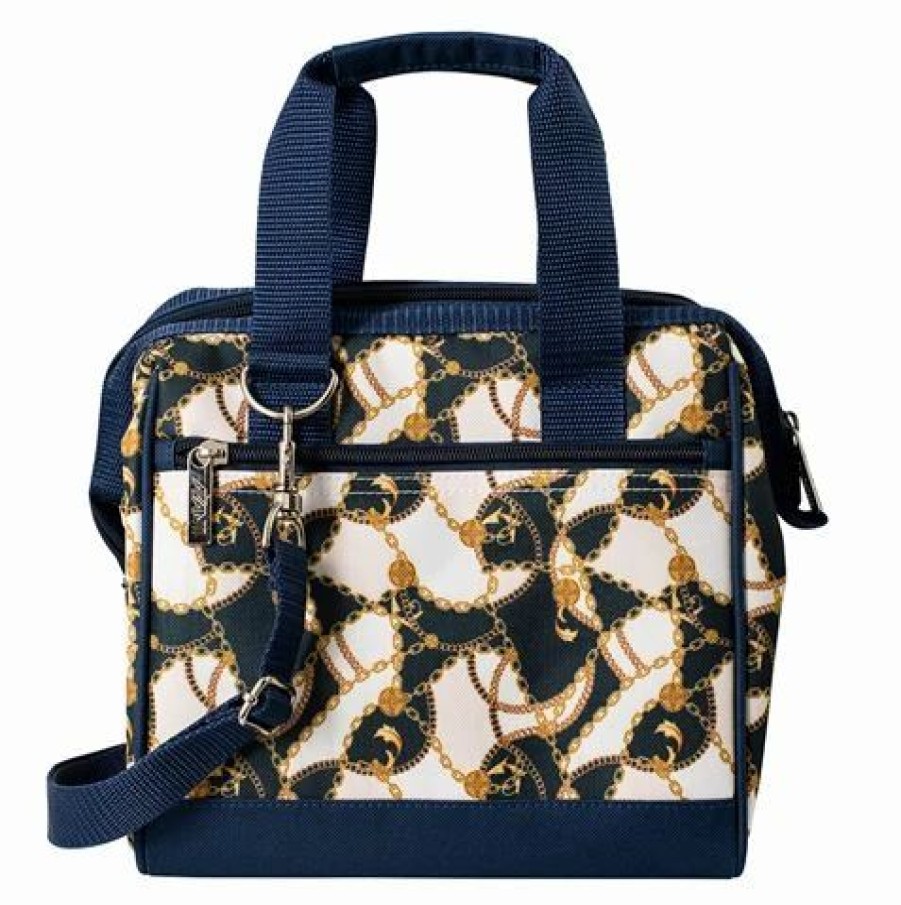 Lunch Boxes & Coolers * | Avanti Insulated Lunch Bag Baroque Navy/Pink