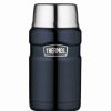 Lunch Boxes & Coolers * | Thermos Stainless Steel King Vacuum Food Jar Blue 710Ml