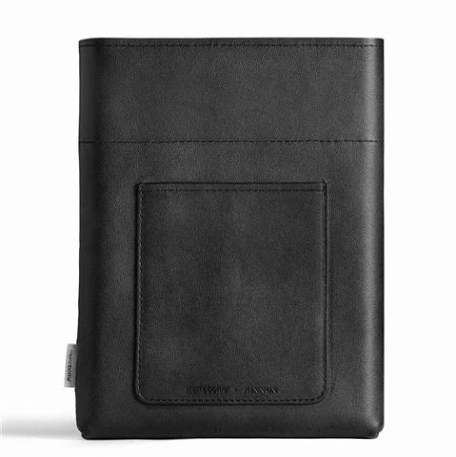 Drink Bottles * | Memobottle A5 Leather Sleeve Black