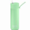 Drink Bottles * | Frank Green Drink Bottle W/Straw Mint Gelato 595Ml