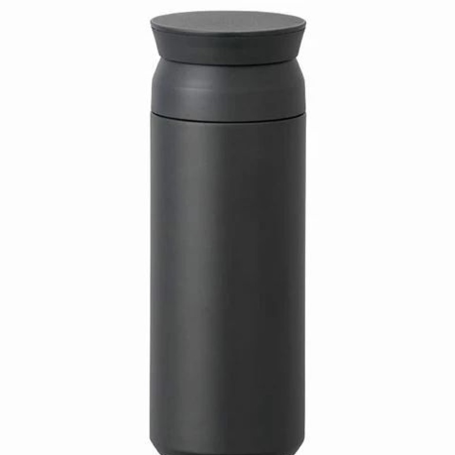 Drink Bottles * | Kinto Travel Tumbler Black 500Ml