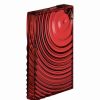 Drink Bottles * | Guzzini Flat Pack Water Bottle Ripples Red