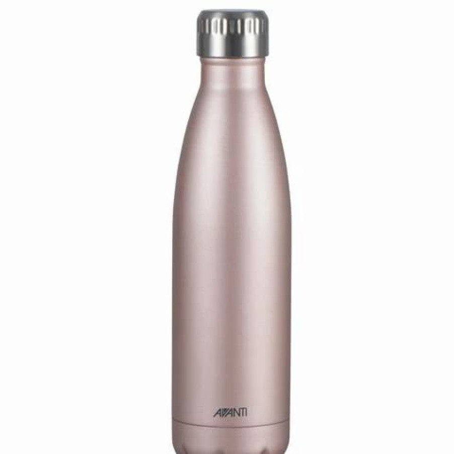 Drink Bottles * | Avanti Fluid Vacuum Bottle Rose Gold 500Ml