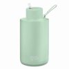 Drink Bottles * | Frank Green Ceramic Reusable Bottle W/Straw Lid Mint Gelato 2L