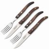 Barbecues, Tools & Accessories * | Tramontina Churrasco Paisano Steak Cutlery Set 4Pce