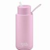 Drink Bottles * | Frank Green Ceramic Reusable Bottle W/Straw Lid Lilac Haze 1L