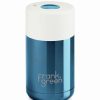 Drink Bottles * | Frank Green Limited Edition Ceramic Reusable Cup Blue/Cloud 295Ml