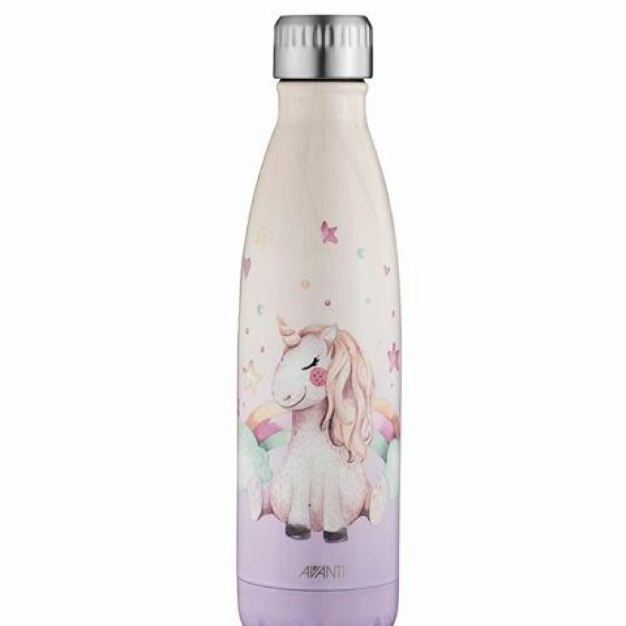 Drink Bottles * | Avanti Fluid Vacuum Bottle Unicorn Dreaming 500Ml