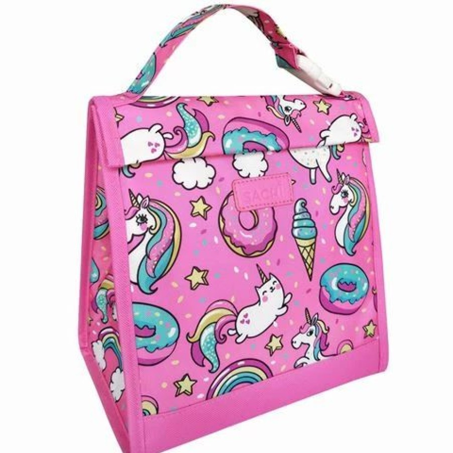 Lunch Boxes & Coolers * | Sachi Insulated Junior Lunch Pouch Unicorns