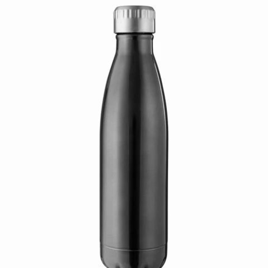 Drink Bottles * | Avanti Fluid Insulated Bottle Gunmetal 500Ml