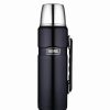 Drink Bottles * | Thermos Stainless Steel Vacuum Insulated Flask M.Blue 1.2L