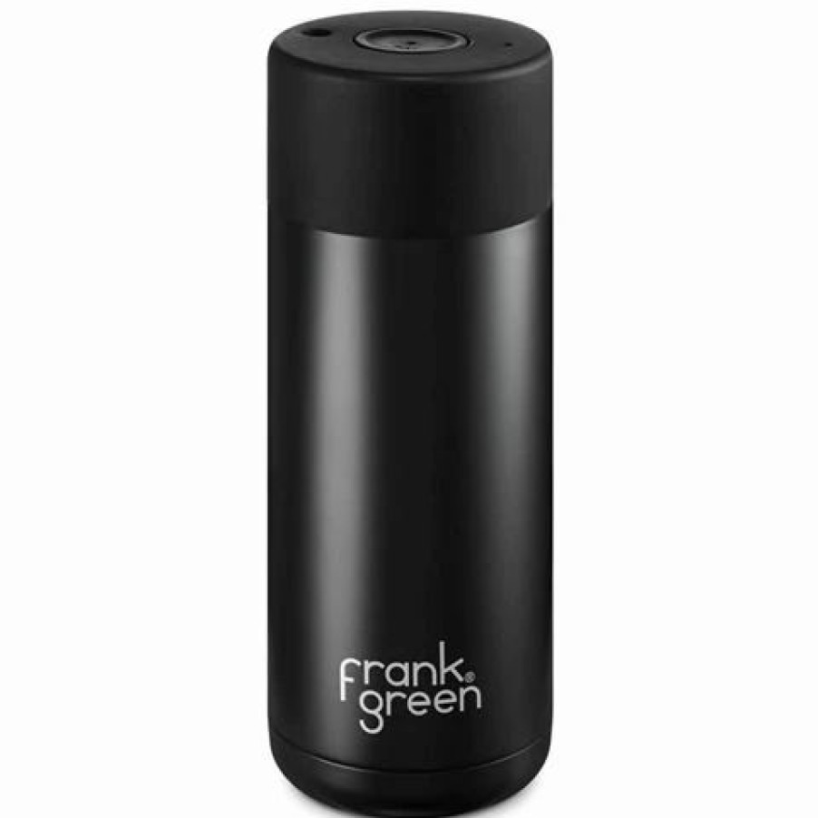 Drink Bottles * | Frank Green Reusable Cup Ceramic Midnight Black 475Ml