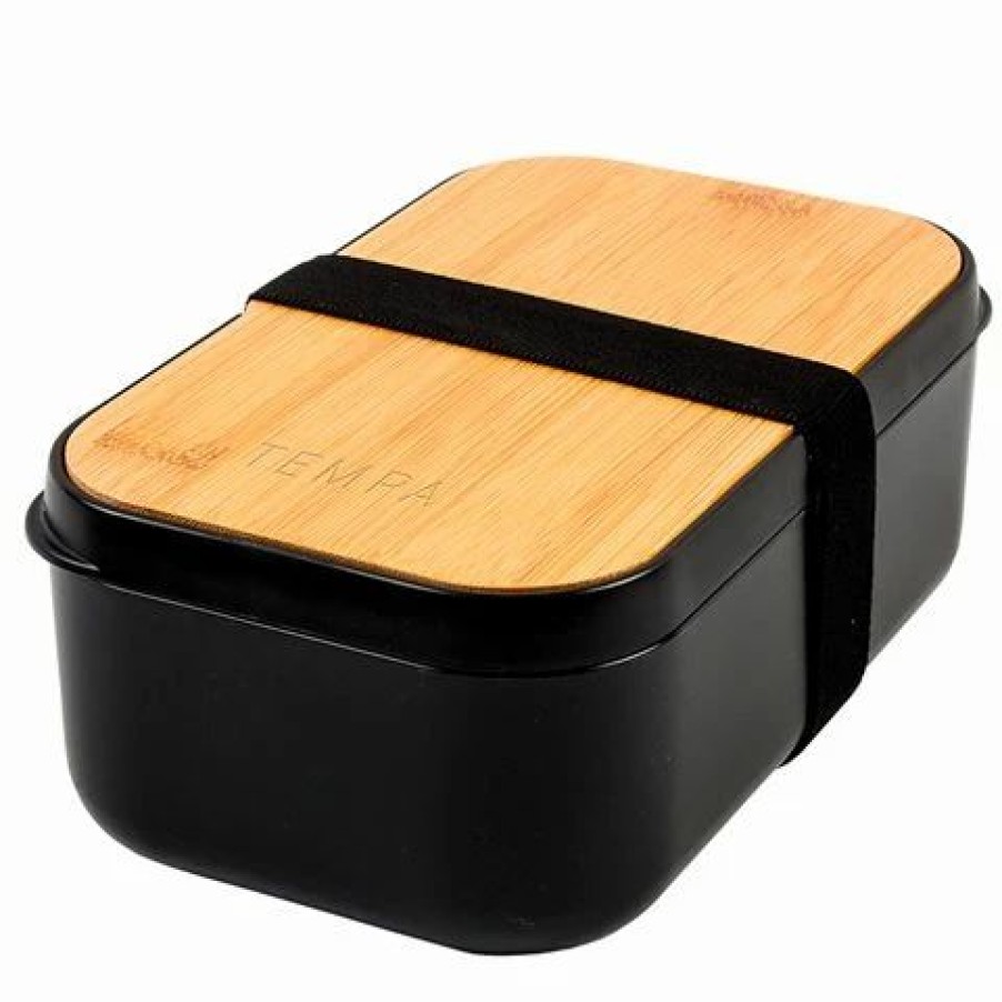 Lunch Boxes & Coolers * | Tempa Bento Lunch Box Black