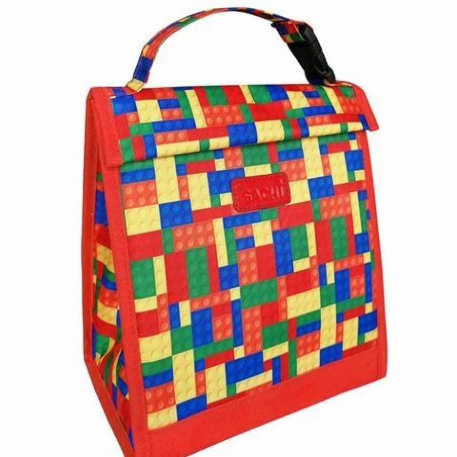 Lunch Boxes & Coolers * | Sachi Insulated Junior Lunch Pouch Bricks