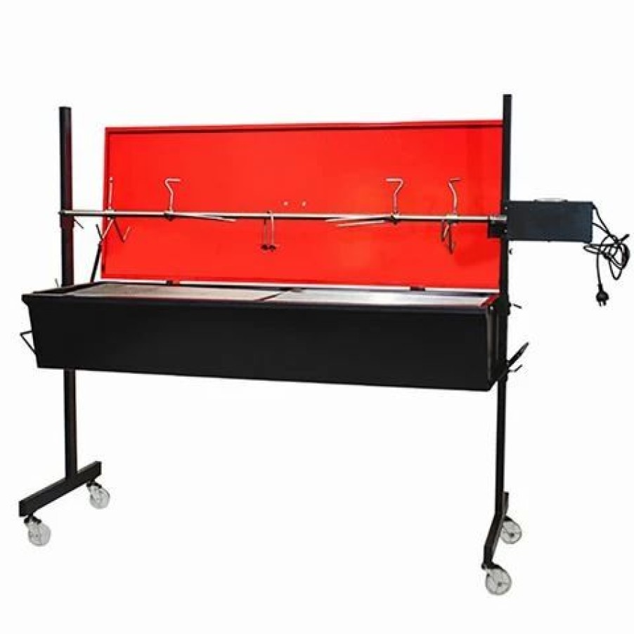 Barbecues, Tools & Accessories * | Flaming Coals Warrior Pig Spit Roaster 60Kg