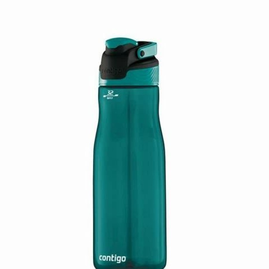 Drink Bottles * | Contigo Autoseal Water Bottle Jaded Grey 946Ml