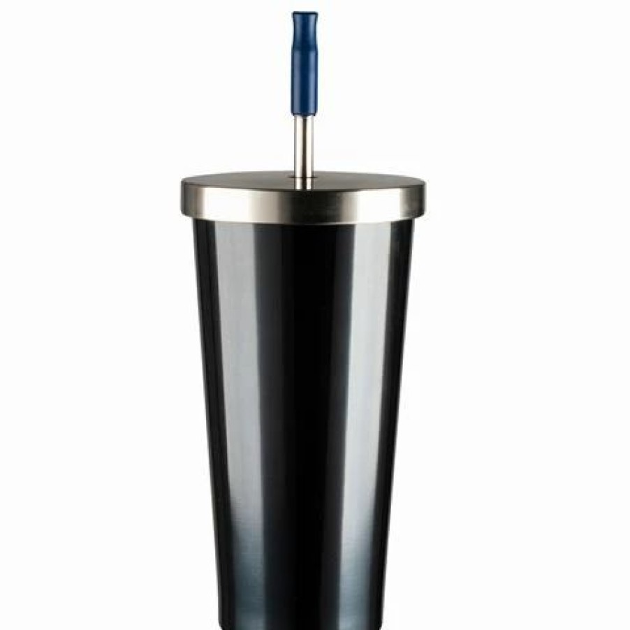 Drink Bottles * | Avanti Vacuum Insulated Smoothie Tumbler Steel Blue 500Ml