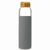 Drink Bottles * | Soma Glass Water Bottle Grey 500Ml