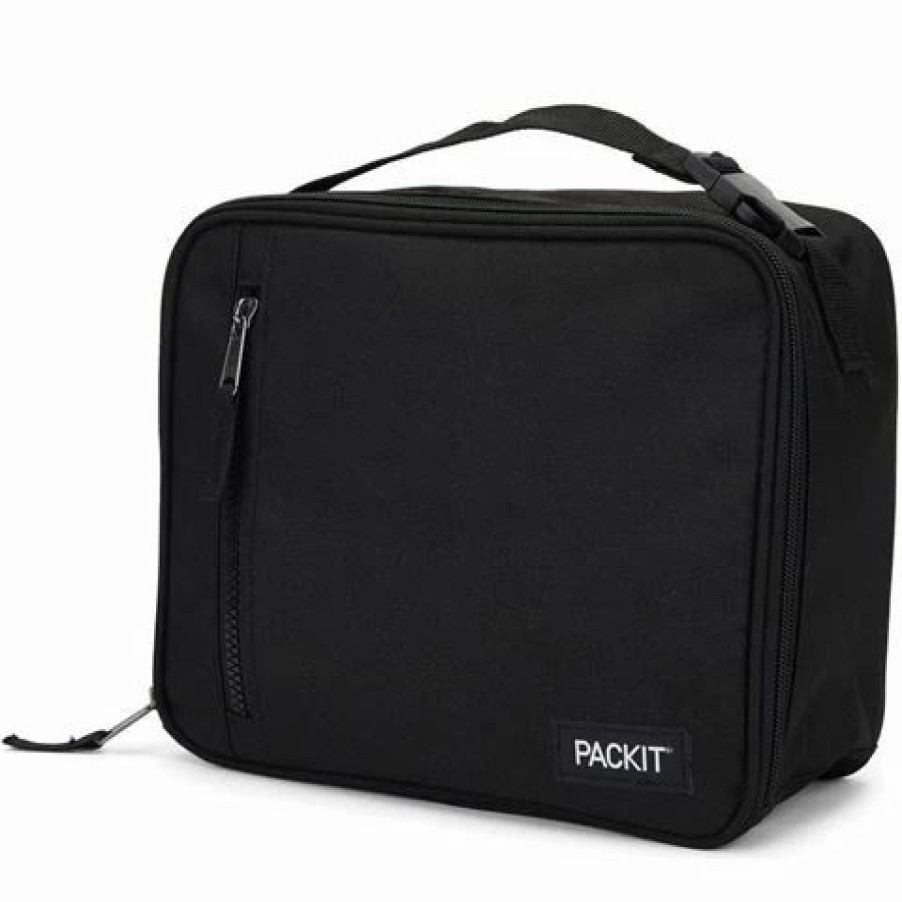 Lunch Boxes & Coolers * | Packit Freezable Classic Lunch Bag Black