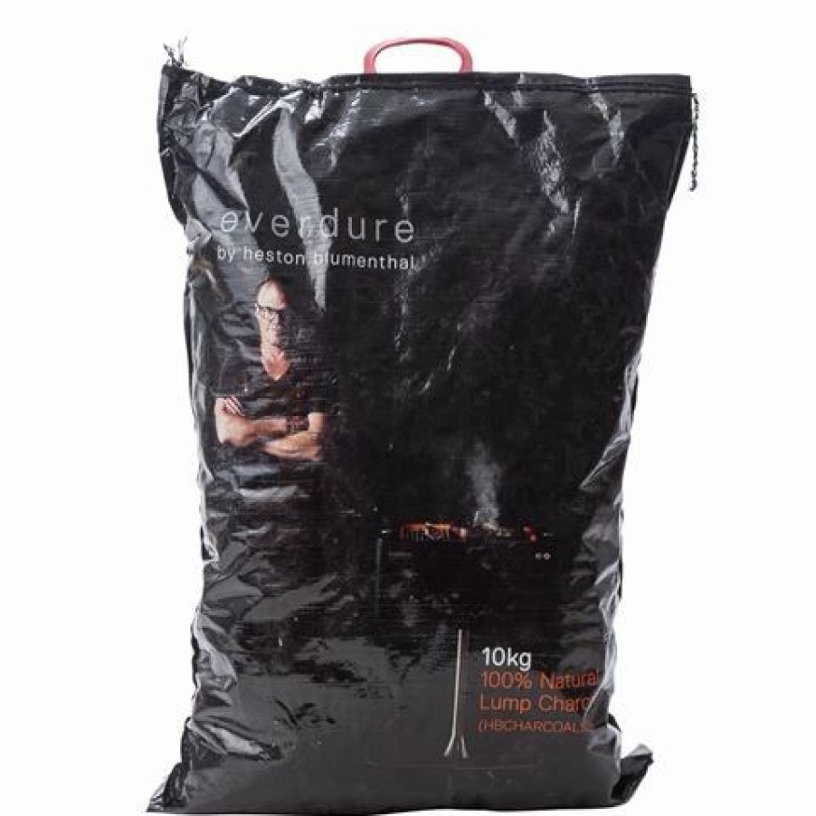 Barbecues, Tools & Accessories * | Everdure Heston Blumenthal Natural Lump Charcoal Med. 10Kg