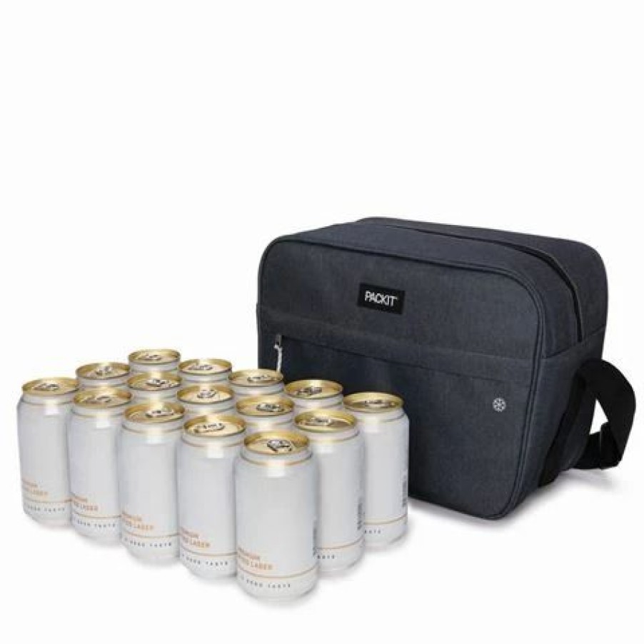 Lunch Boxes & Coolers * | Packit Freezable Zuma Bag Charcoal