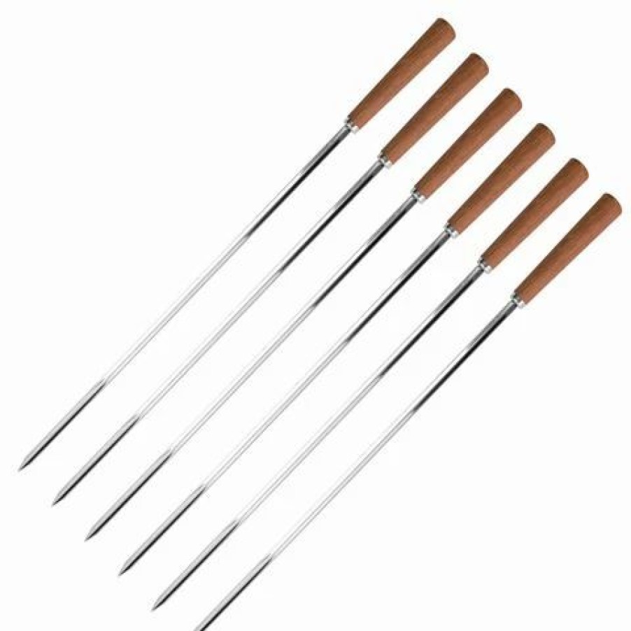 Barbecues, Tools & Accessories * | Tramontina Churrasco Skewers Set 6Pce