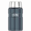 Lunch Boxes & Coolers * | Thermos Stainless Steel King Vacuum Food Jar Slate 710Ml