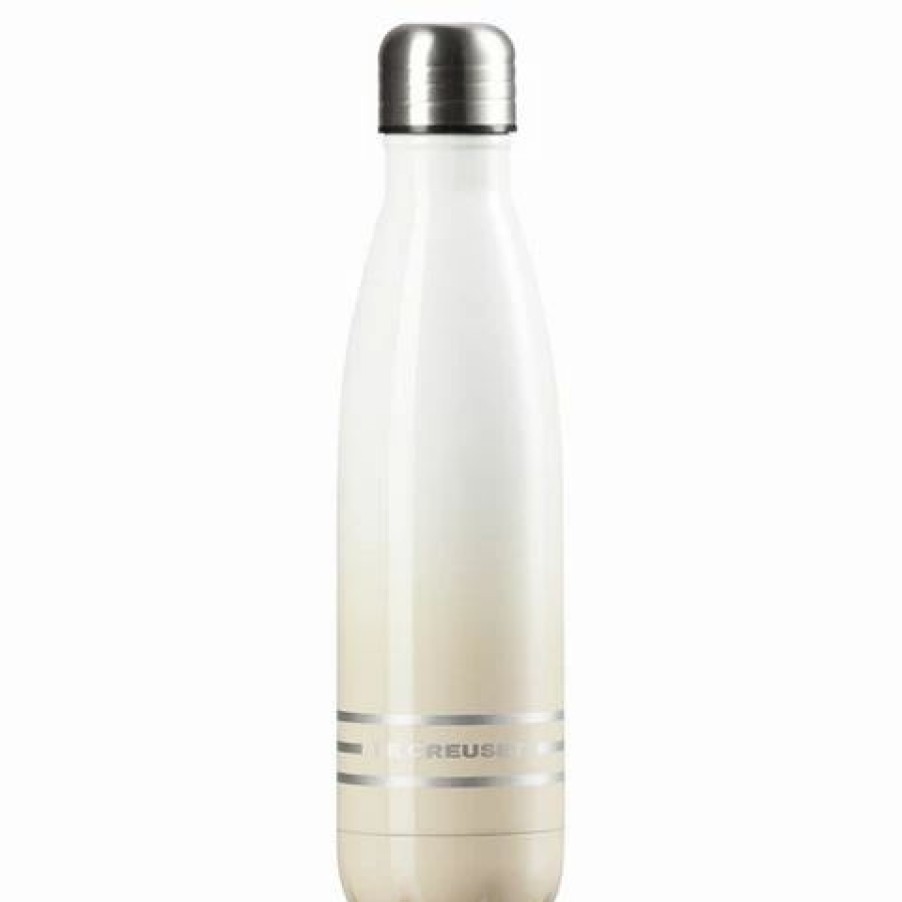 Drink Bottles * | Le Creuset Hydration Bottle Meringue 500Ml