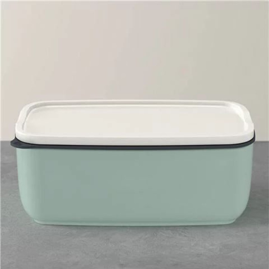 Lunch Boxes & Coolers * | Villeroy & Boch V&B Like To Stay & To Go Rectangle Lunch Box Mineral Large