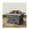 Outdoor Chairs & Accessories * | Fotya Stone Base Outdoor Patio Heater Fire