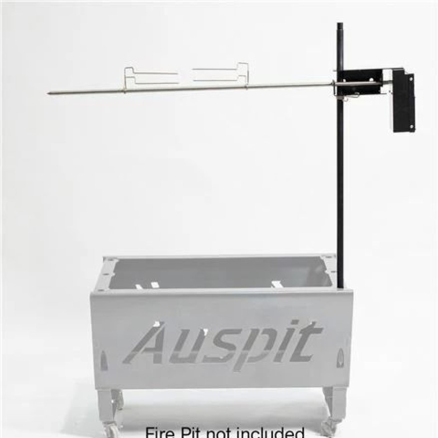 Barbecues, Tools & Accessories * | Flaming Coals Auspit Compact Spit Rotisserie Original