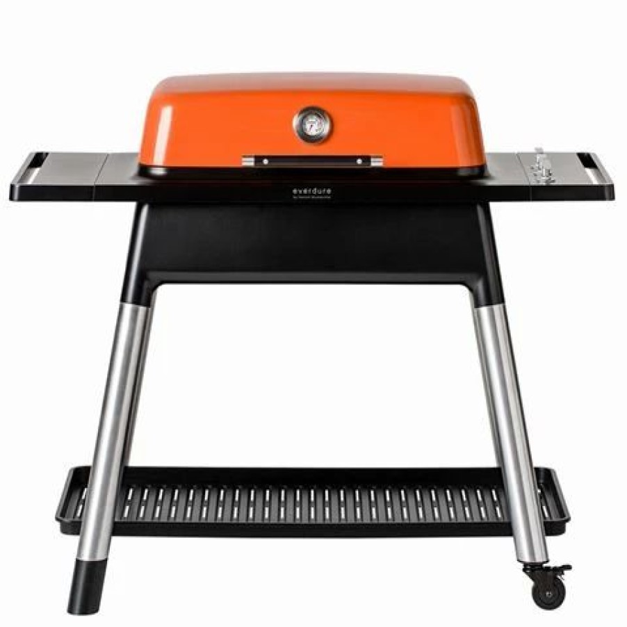 Barbecues, Tools & Accessories * | Everdure Heston Blumenthal Furnace 3 Burner Gas Bbq Orange