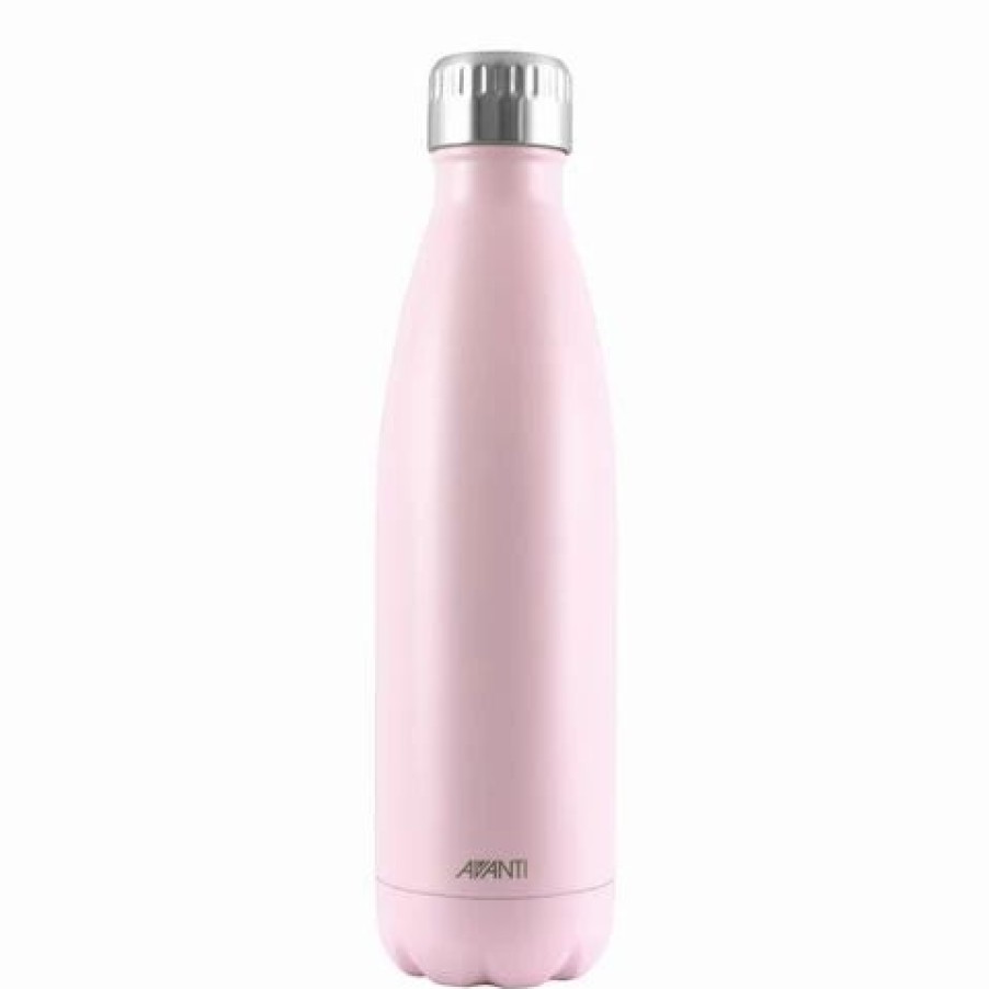 Drink Bottles * | Avanti Fluid Vacuum Bottle Matte Pink 500Ml