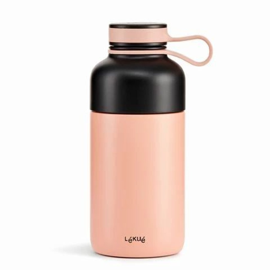 Drink Bottles * | Lekue Insulated Bottle To Go Coral 300Ml