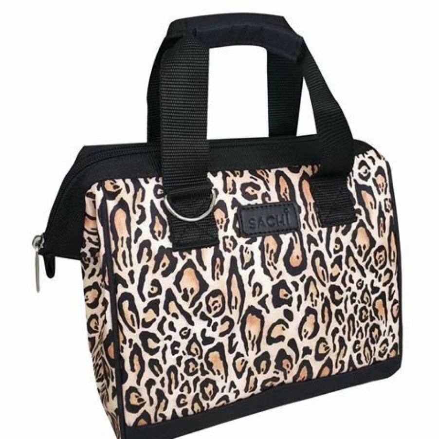 Lunch Boxes & Coolers * | Sachi Insulated Lunch Bag Leopard