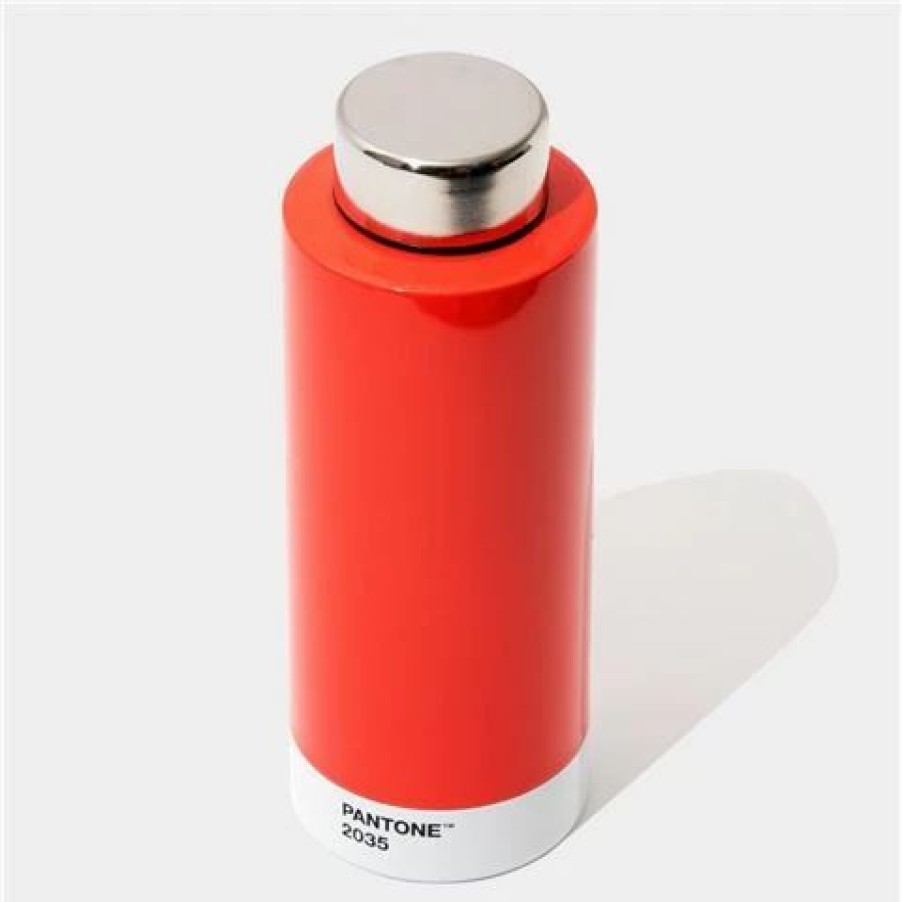 Drink Bottles * | Pantone Drinking Bottle Steel Red 2035