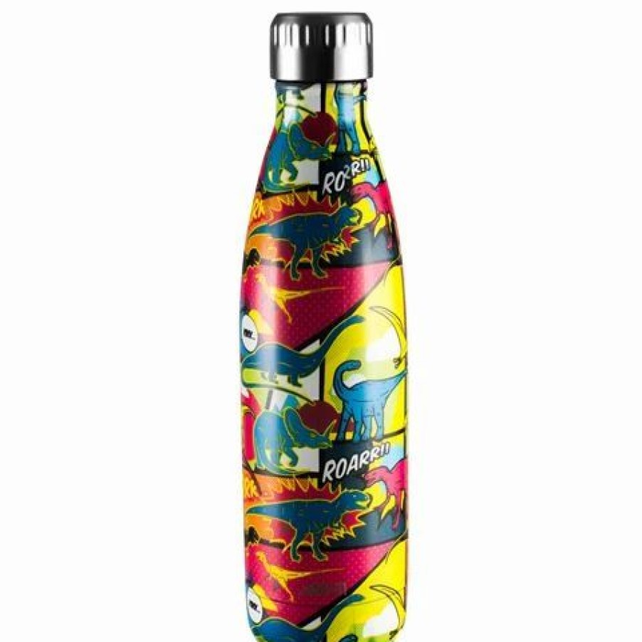 Drink Bottles * | Avanti Fluid Insulated Bottle Dinosaurs 500Ml