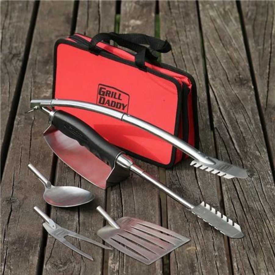 Barbecues, Tools & Accessories * | Grill Daddy 6 In 1 Tool Set