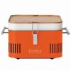 Barbecues, Tools & Accessories * | Everdure Heston Blumenthal Cube Portable Charcoal Orange