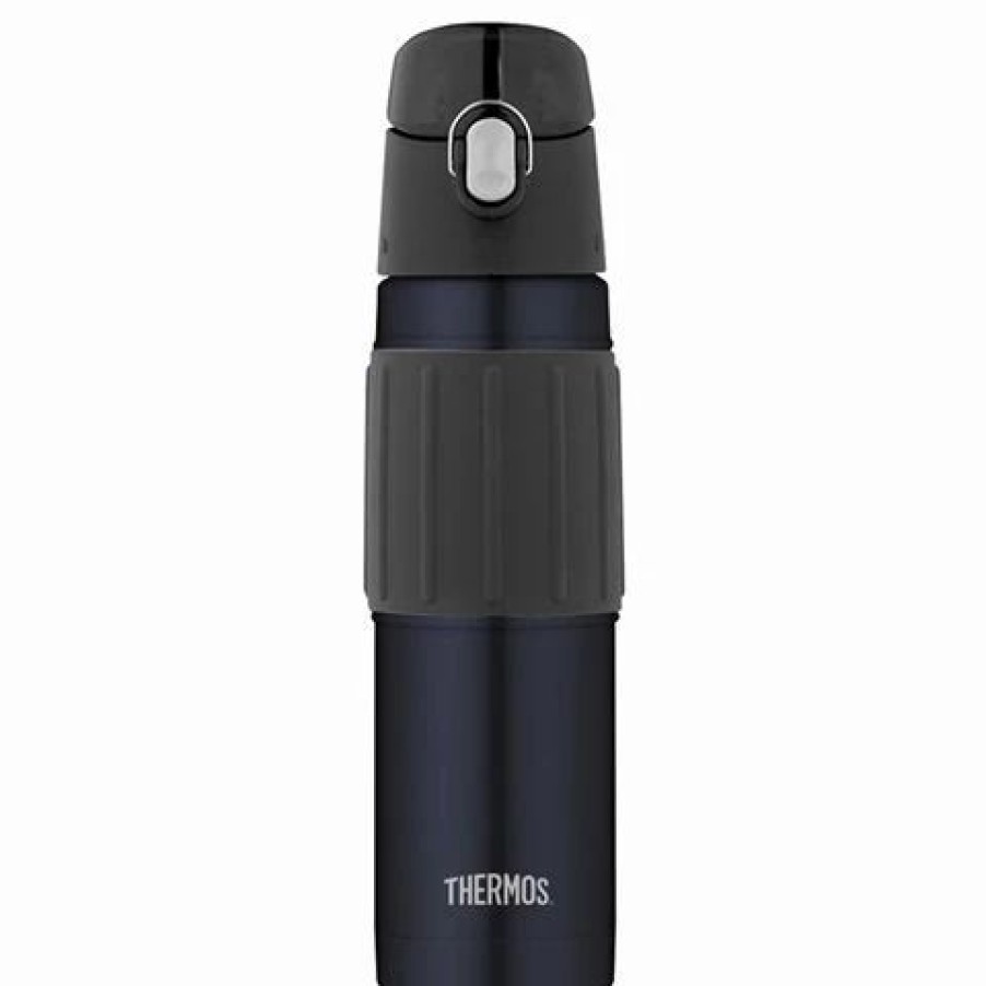 Drink Bottles * | Thermos Stainless Steel Vacuum Bottle Midnight Blue 530Ml