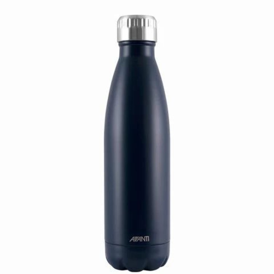 Drink Bottles * | Avanti Fluid Vacuum Bottle Navy 500Ml