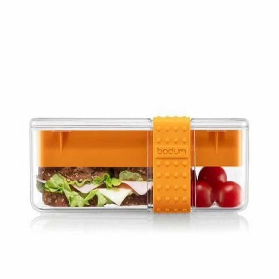 Lunch Boxes & Coolers * | Bodum Bistro Lunch Box With Cutlery Yolk