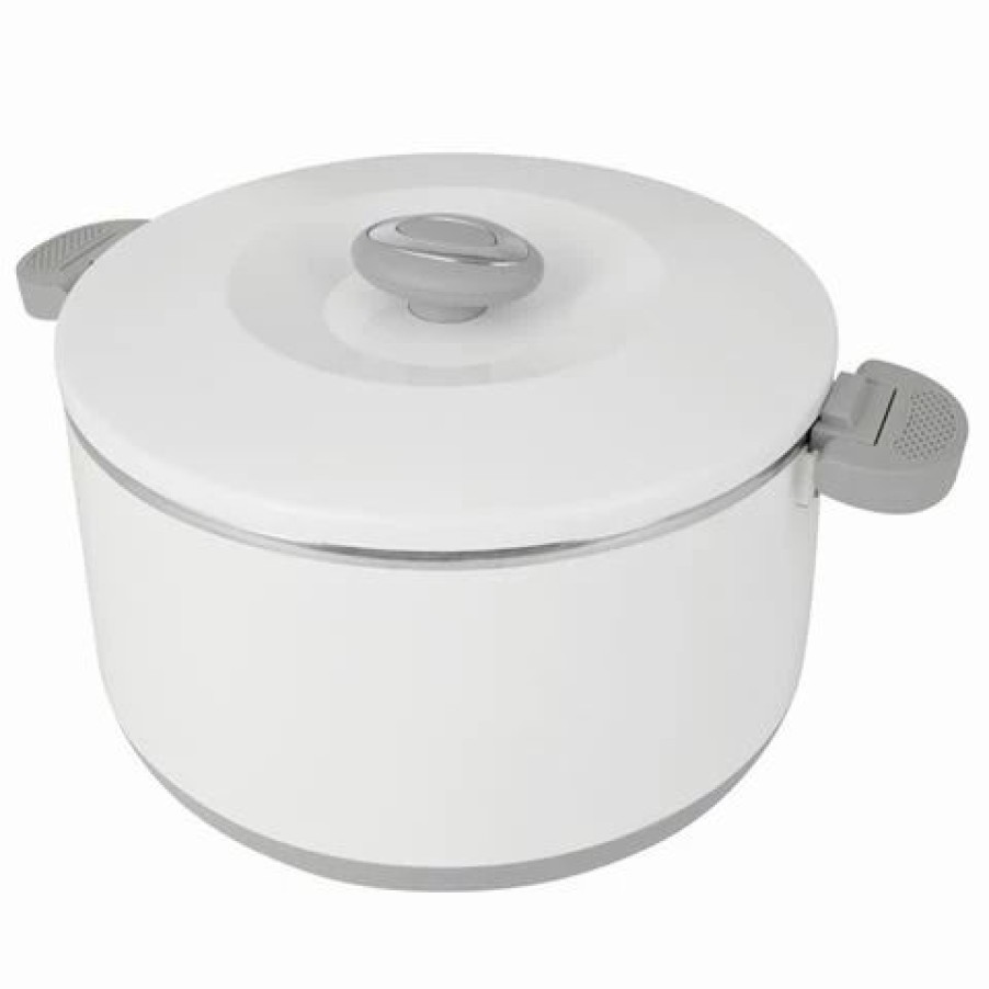 Lunch Boxes & Coolers * | Pyrolux Pyrotherm Hot Pot White 10L