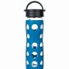 Drink Bottles * | Lifefactory Life Factory Glass Bottle Classic Cap Tahoe Blue 475Ml