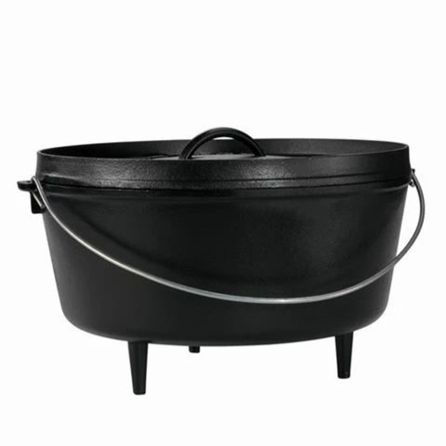 Barbecues, Tools & Accessories * | Lodge Cast Iron Camp Oven 3.7L