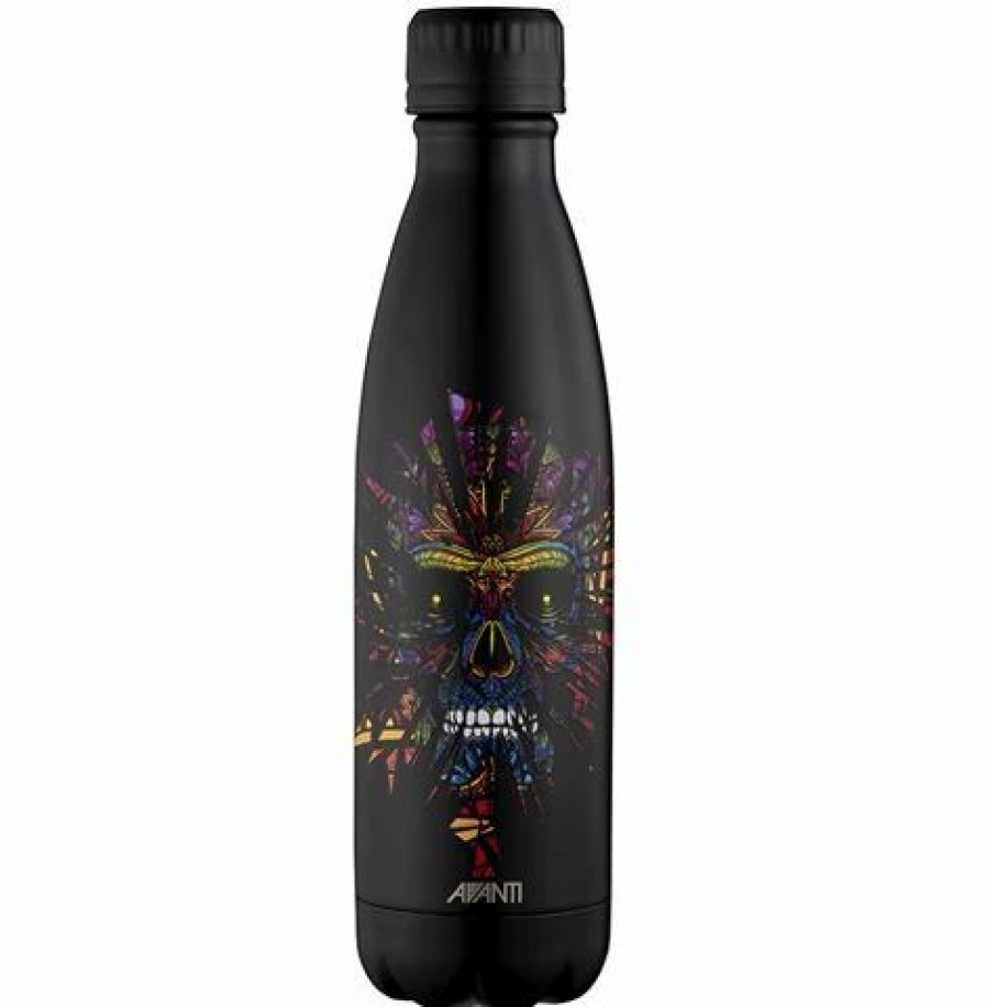 Drink Bottles * | Avanti Fluid Vacuum Bottle Sugar Skull 500Ml