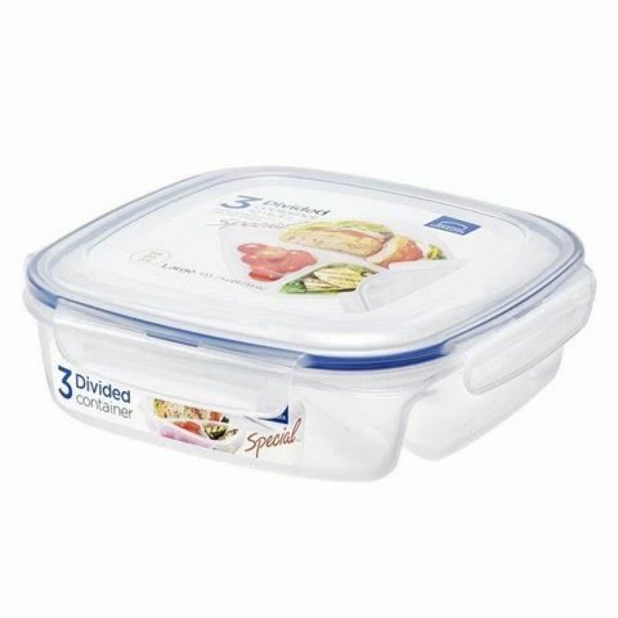 Lunch Boxes & Coolers * | Lock & Lock Classic 3 Section Lunch Container 750Ml