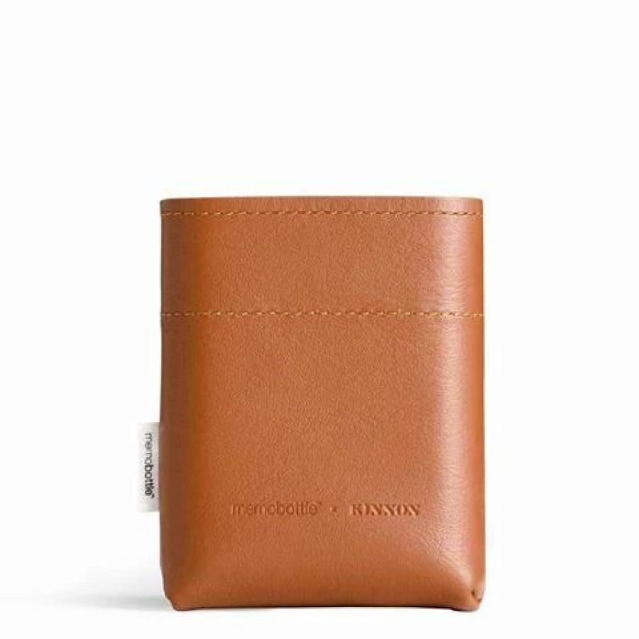 Drink Bottles * | Memobottle A7 Leather Sleeve Tan