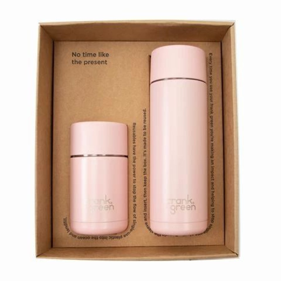 Drink Bottles * | Frank Green Ceramic Gift Set Blushed Pink 2Pce